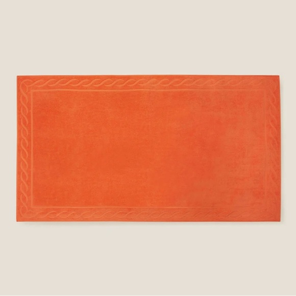 PratesiTreccia Orange Beach Towel - Picture 1 of 8